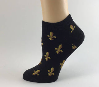 Fleur de Lis Ankle Socks