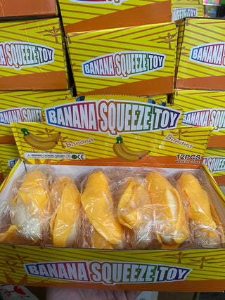 Peeling Banana Squish Toy