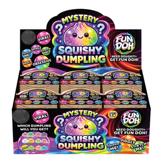 Fun Doh 4" Mystery Dumpling Squishies | 12pc Display Box:
