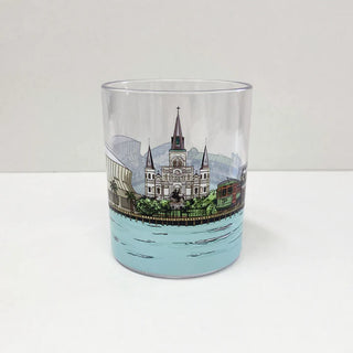 New Orleans Skyline Acrylic glasses