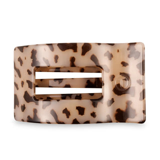 Rectangle blonde tortoise large clip