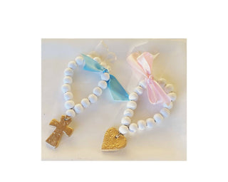 Rouge 225 - Hand-Painted Bitty Baby Blessing Beads