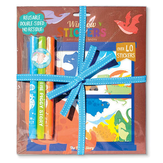 The Piggy Story - Window Sticker Gift Pack | Dinosaur World