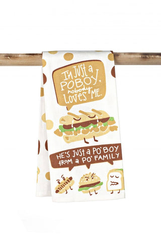- KITCHEN TOWEL: NOBODY LOVES ME PO' BOY
